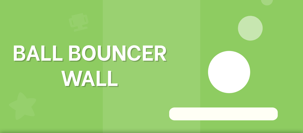 Ball bouncer wall background