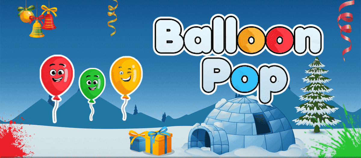 Balloon pop background