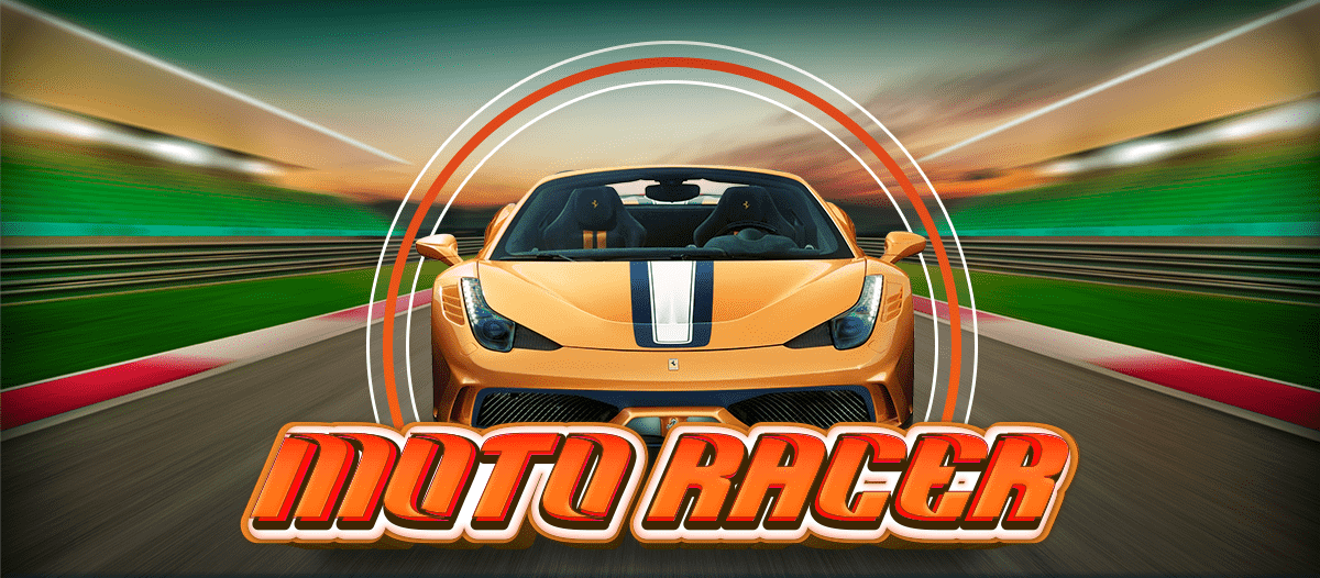 Moto racer background