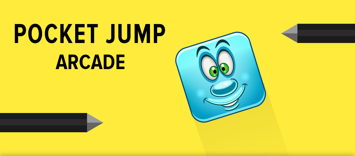 Pocket jump arcade background