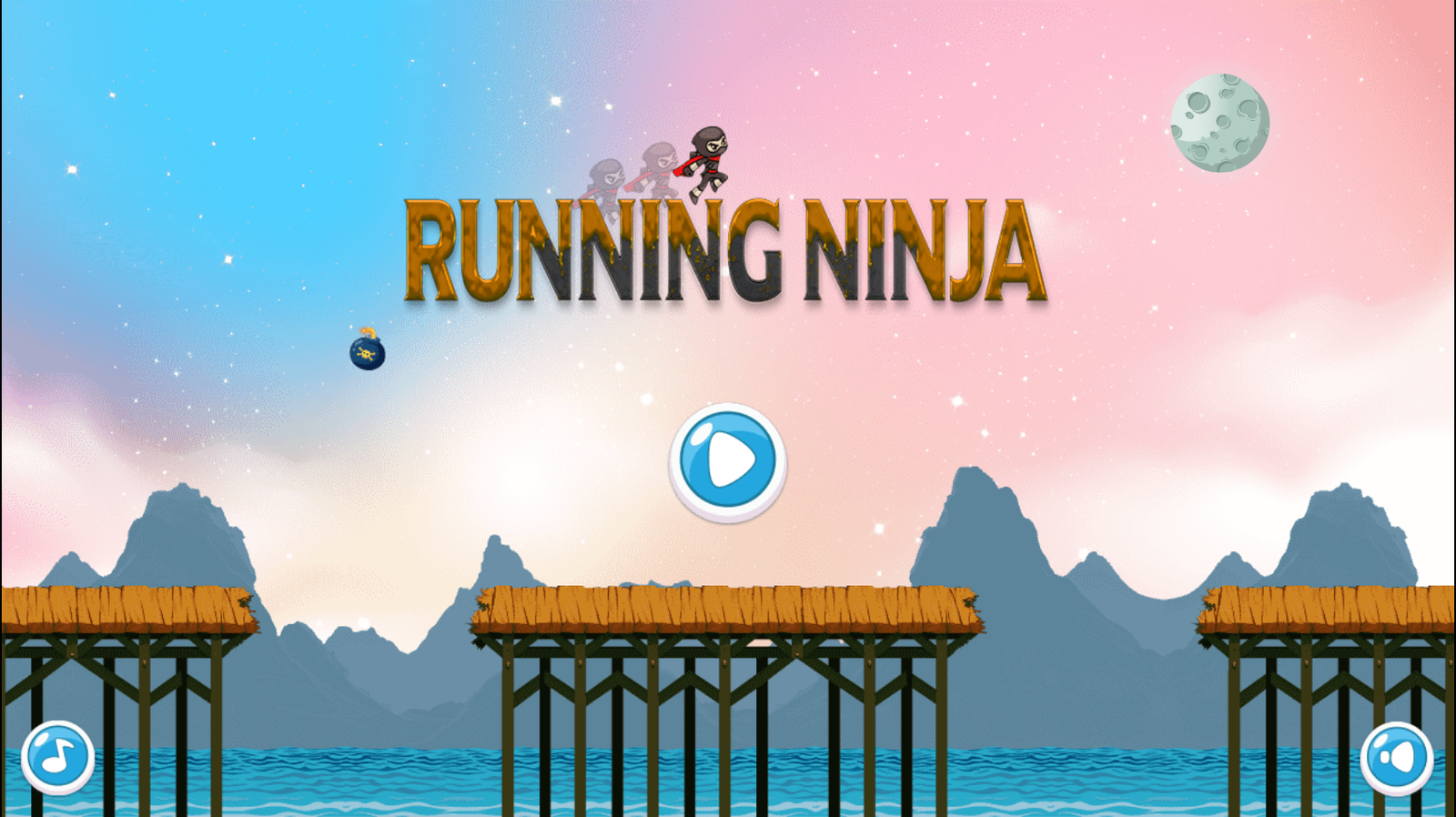 Running Ninja background
