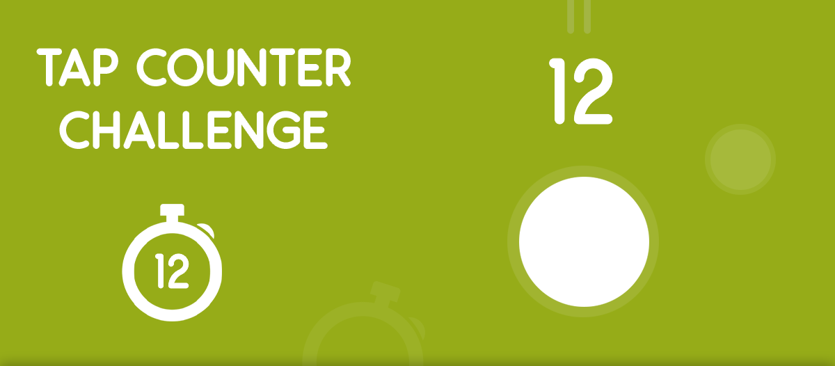 Tap Counter Challenge background